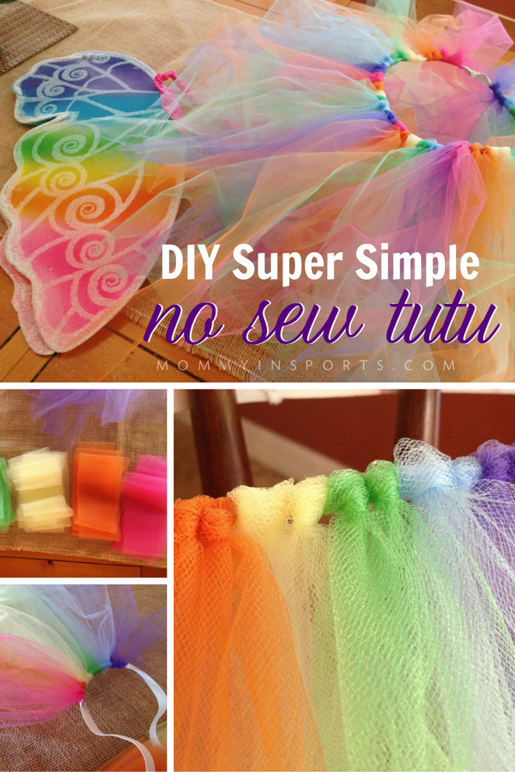 DIY Super Simple No Sew Tutu