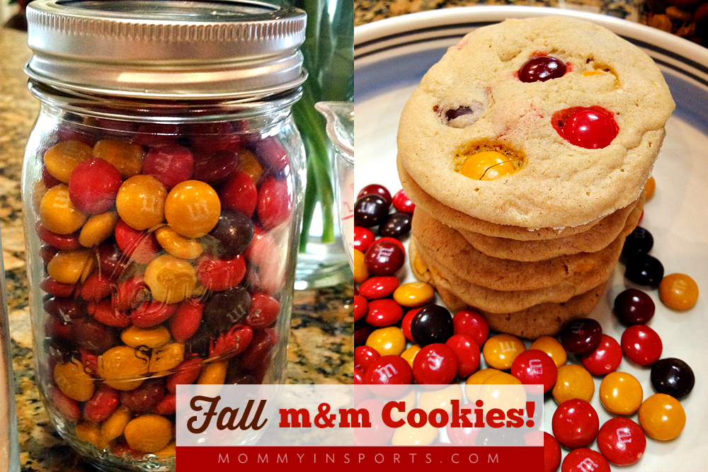 Fall m&m Cookies
