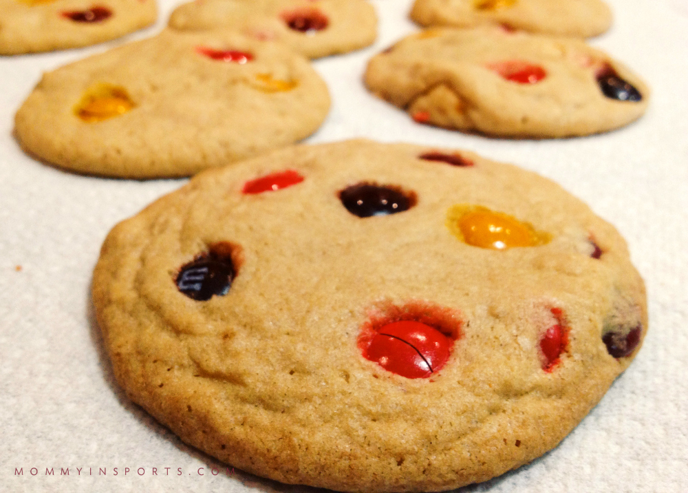 Fall m&m cookies cooling