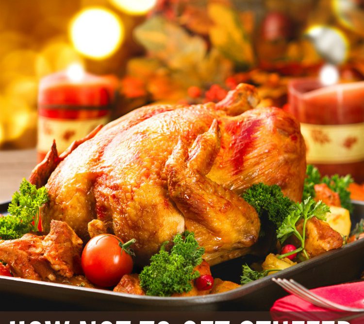 It IS possible to stay healthy this holiday season! Here's how not to get too stuffed this Thanksgiving including healthy eating tips and exercise!