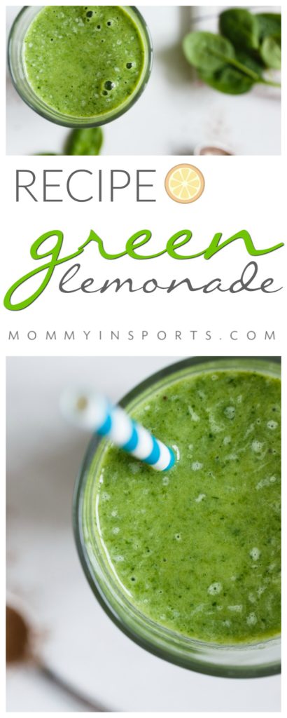 Need a healthy way to start the day? Try this recipe for green lemonade! It's the perfect blend of sweet and tangy, and the kids will love it!