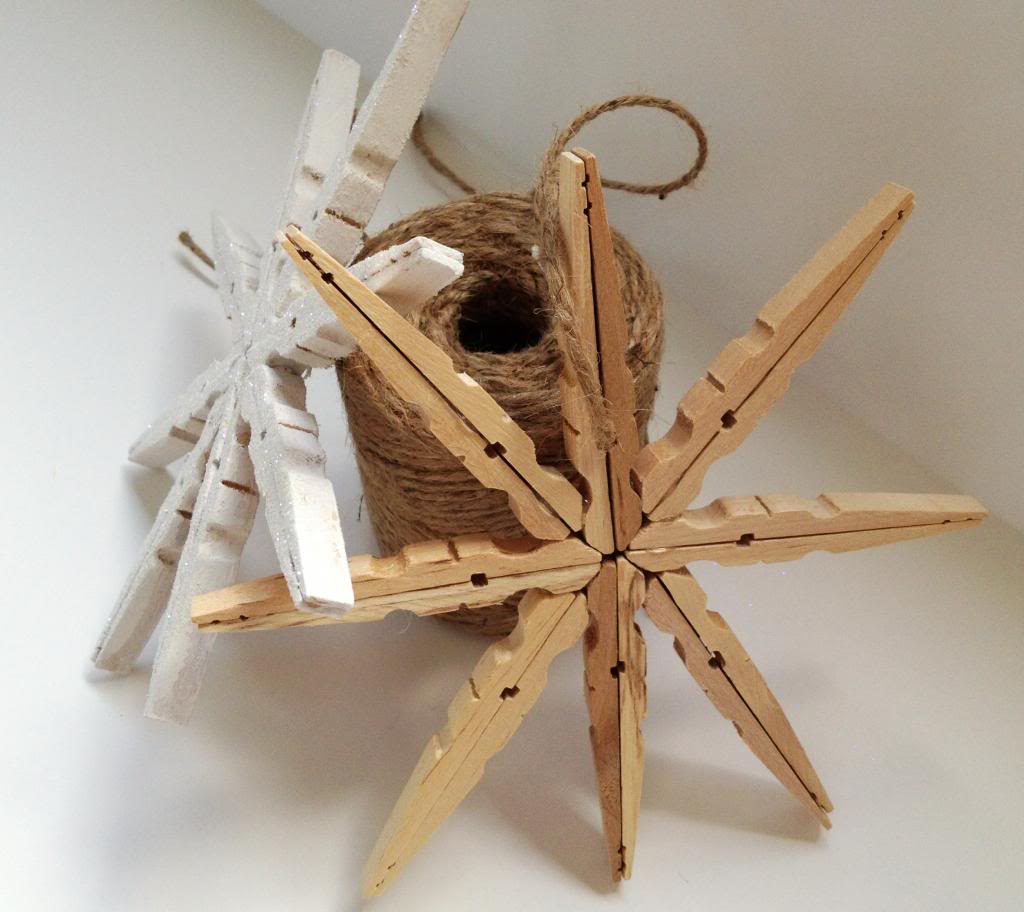 Clothespin Snowflake Craft - Our Kid Things