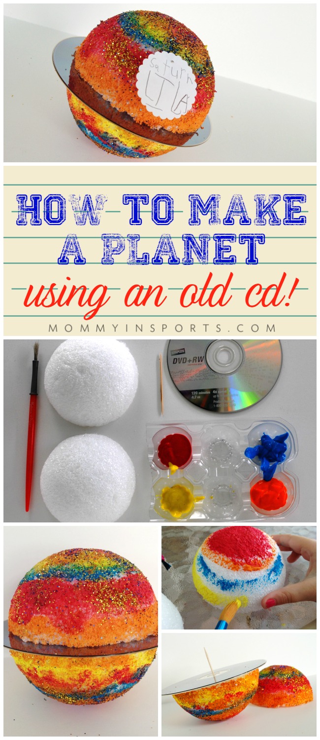 Teaching Tuesday: How to Make a Planet (with an old CD!) - Kristen Hewitt