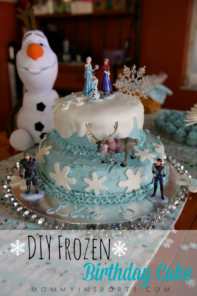 DIY Frozen Birthday Cake