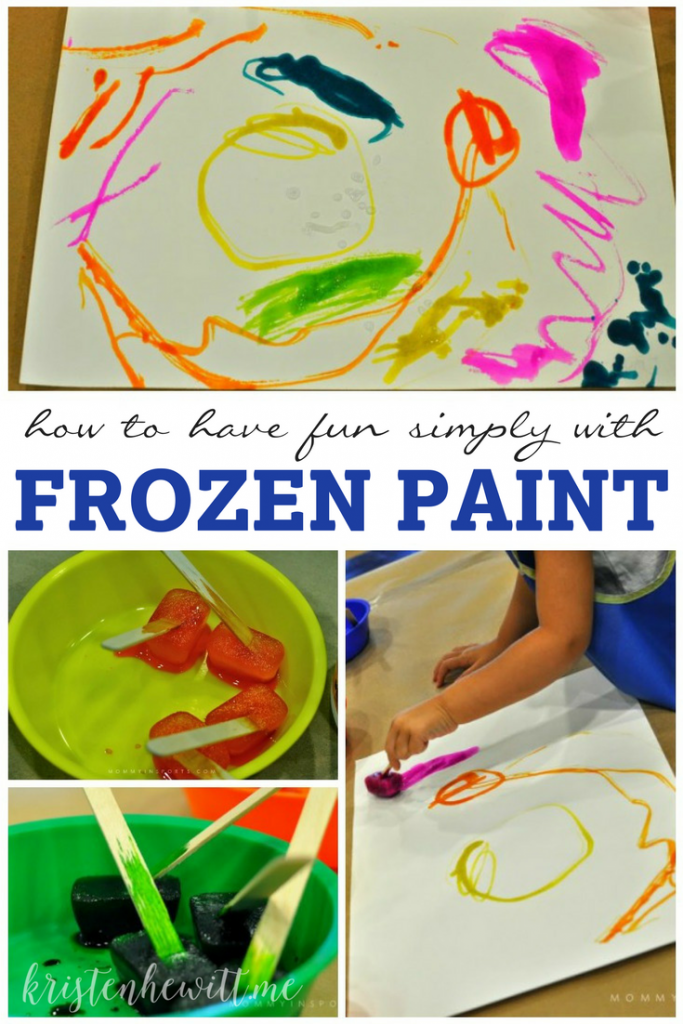 TEACHING TUESDAY Frozen Paint Kristen Hewitt