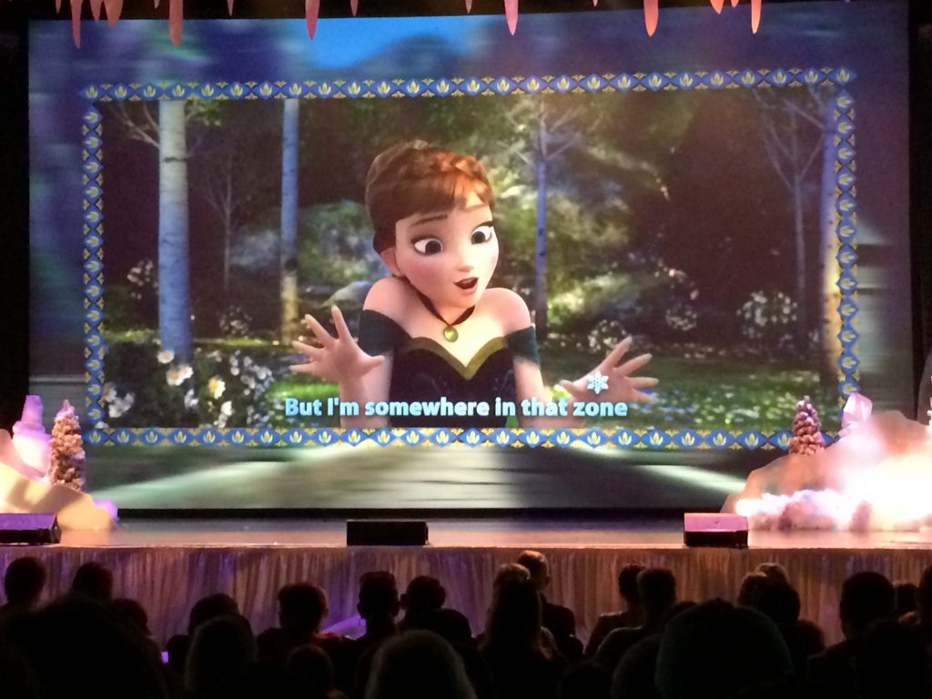 Frozen Sing A Long Screen