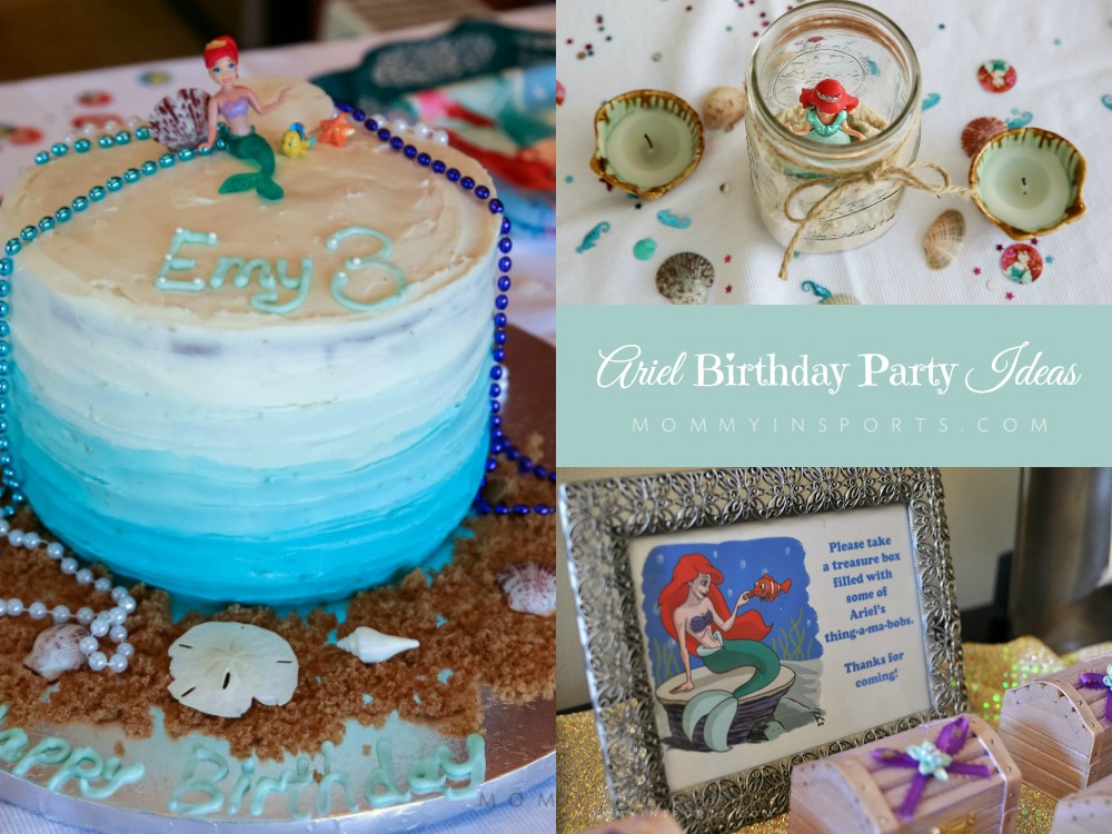 Ariel Birthday Party Ideas - mommy in SPORTS