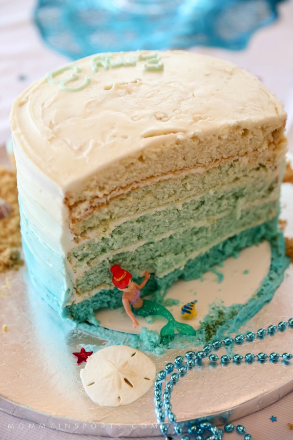 Ariel Cake Inside
