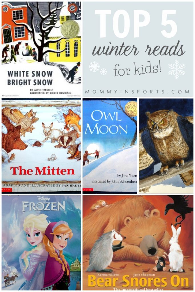 Looking for a good book about winter? Try one of these classics, with a few new ones mixed in! Top 5 Winter Reads for kids