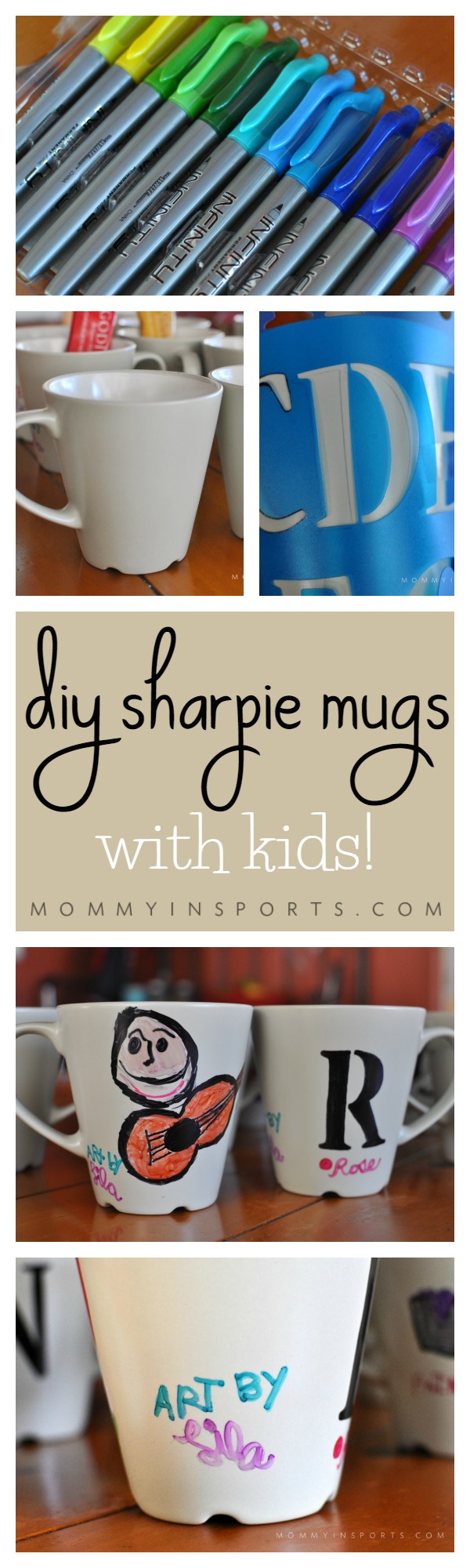 DIY Sharpie Painted Mugs - That Won't Wash Away!