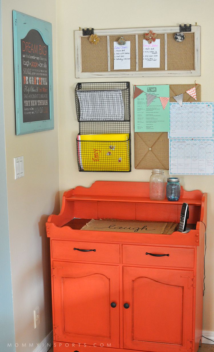 DIY Home Wall Organizer with Printable Calendars