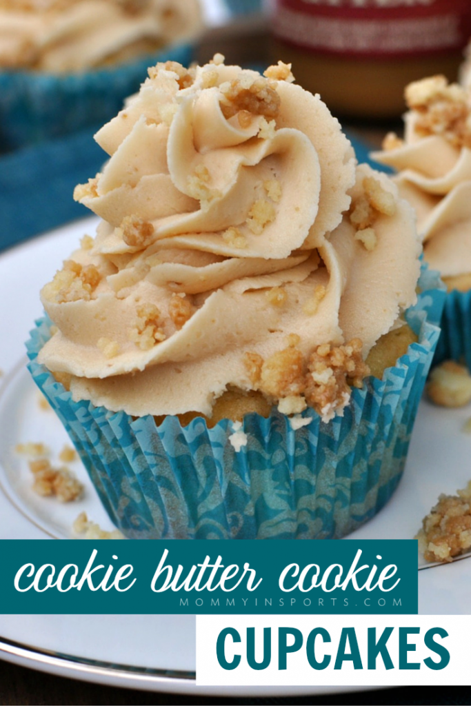 Do you love cookie butter as much as we do? Well add some into your cupcakes and frosting, it's amazing! So are the cookie butter cookies crumbled up inside the cupcake itself and sprinkled on top! You will love this amazing recipe!