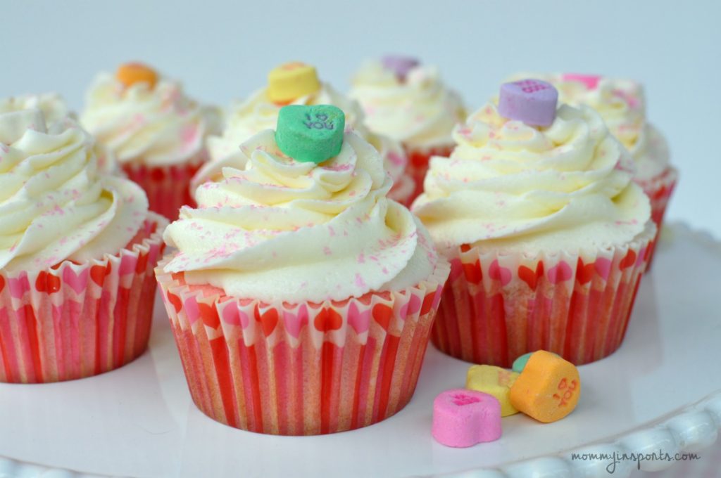 Looking for a sweet treat for Valentine's Day? Try whipping up these delish Pink Velvet Cupcakes with White Chocolate Frosting!