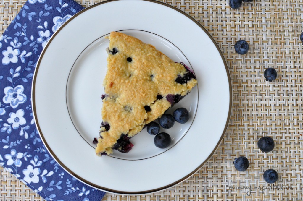 Looking for a sweet treat that's still healthy and delicious? Try this Paleo Blueberry Scone recipe...the kids love it too!