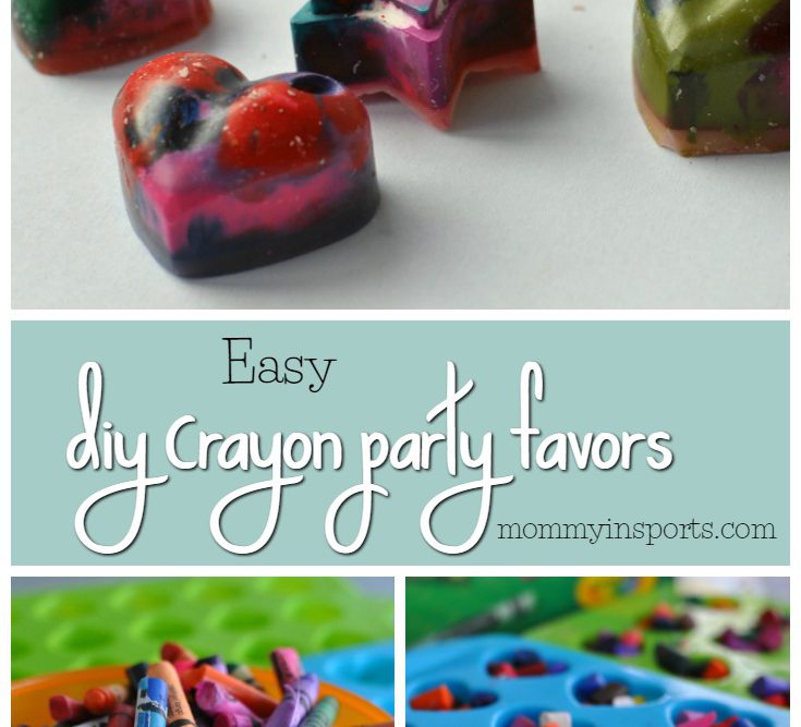 Looking for a way to upcycle those broken crayons? Save this project for a rainy day and turn those crayons into DIY Party Favors!