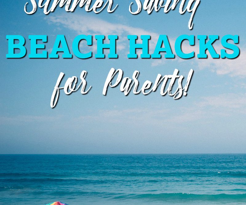 Heading to the beach but worried about the mess with the kids? Check out these top 5 summer saving beach hacks for parents! Summer days with be a breeze!