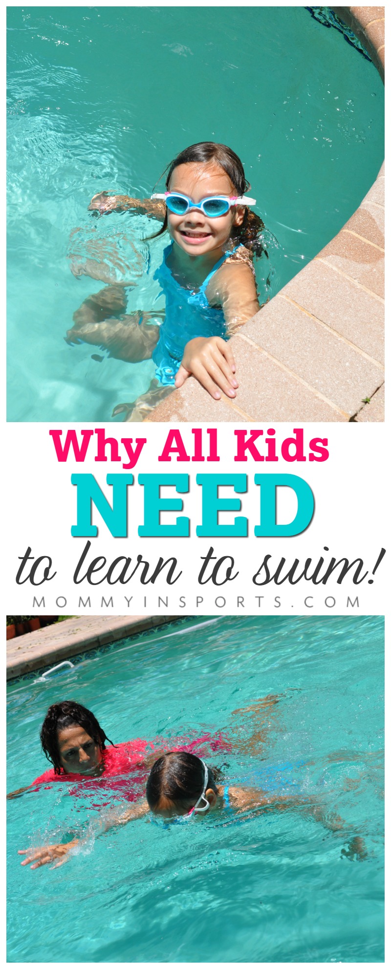 Not sure if your little one needs swim lessons? Drowning is the #1 cause of death of children under the age of 5. And they can learn quickly, don't hesitate, learn to swim easily!