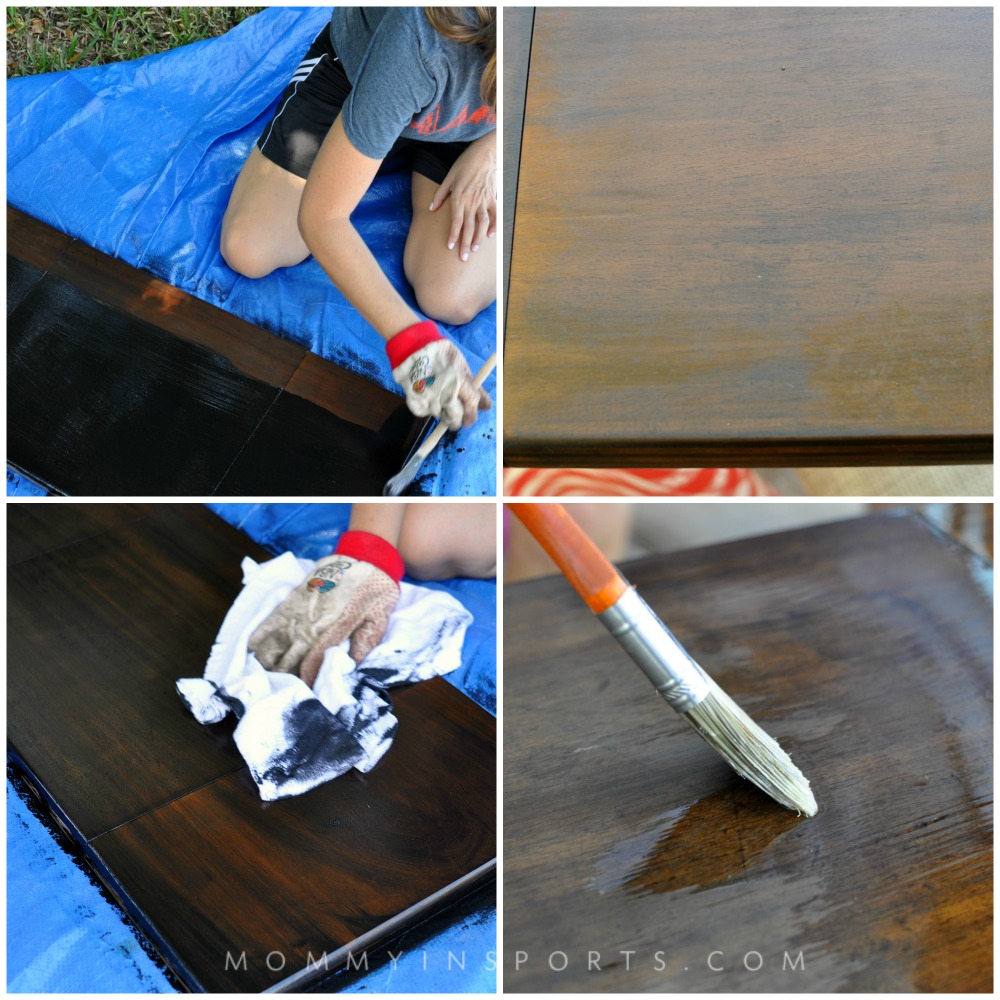 Upcycle a vintage typewriter table into a super cute kid's desk in an afternoon. Don't spend big bucks when you can make something old beautiful and new again! The perfect project, this DIY upcycled vintage typewriter table!