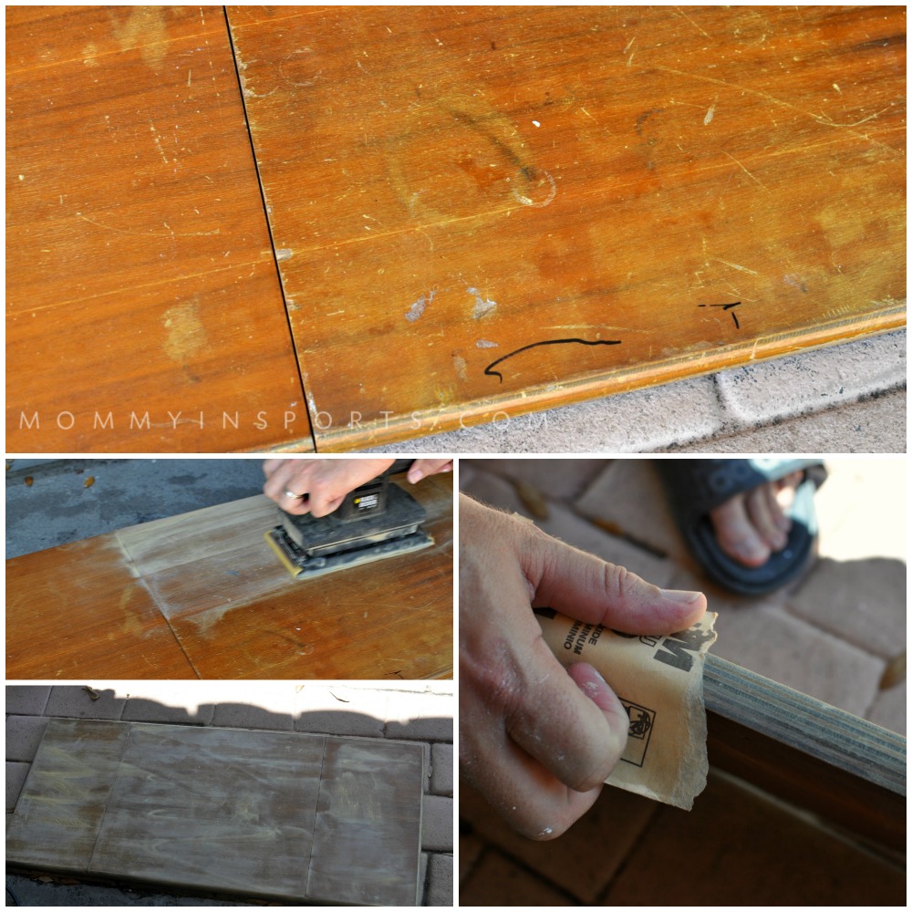 Upcycle a vintage typewriter table into a super cute kid's desk in an afternoon. Don't spend big bucks when you can make something old beautiful and new again! The perfect project, this DIY upcycled vintage typewriter table!