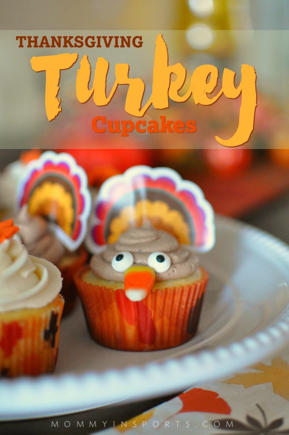 Need a dessert your friends and family will gobble up on Thanksgiving? Try these too cute Thanksgiving Turkey Cupcakes