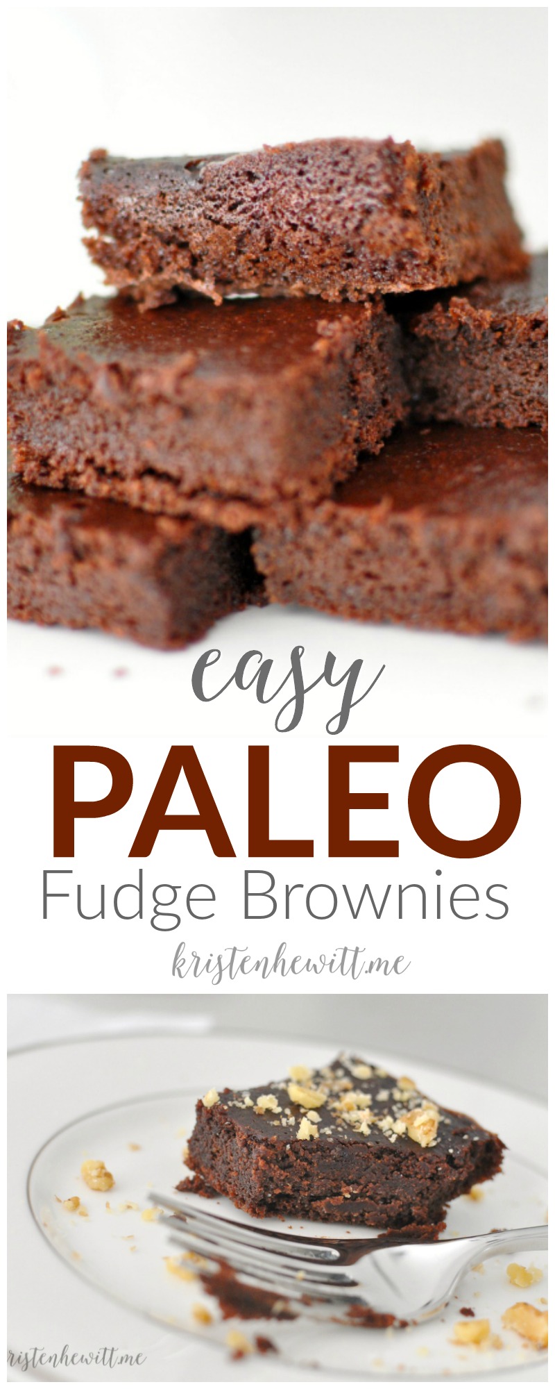 Finding sweet treats is hard when you're on the paleo diet. But don't despair, these easy paleo fudge brownies are easy, satisfying, and delicious!