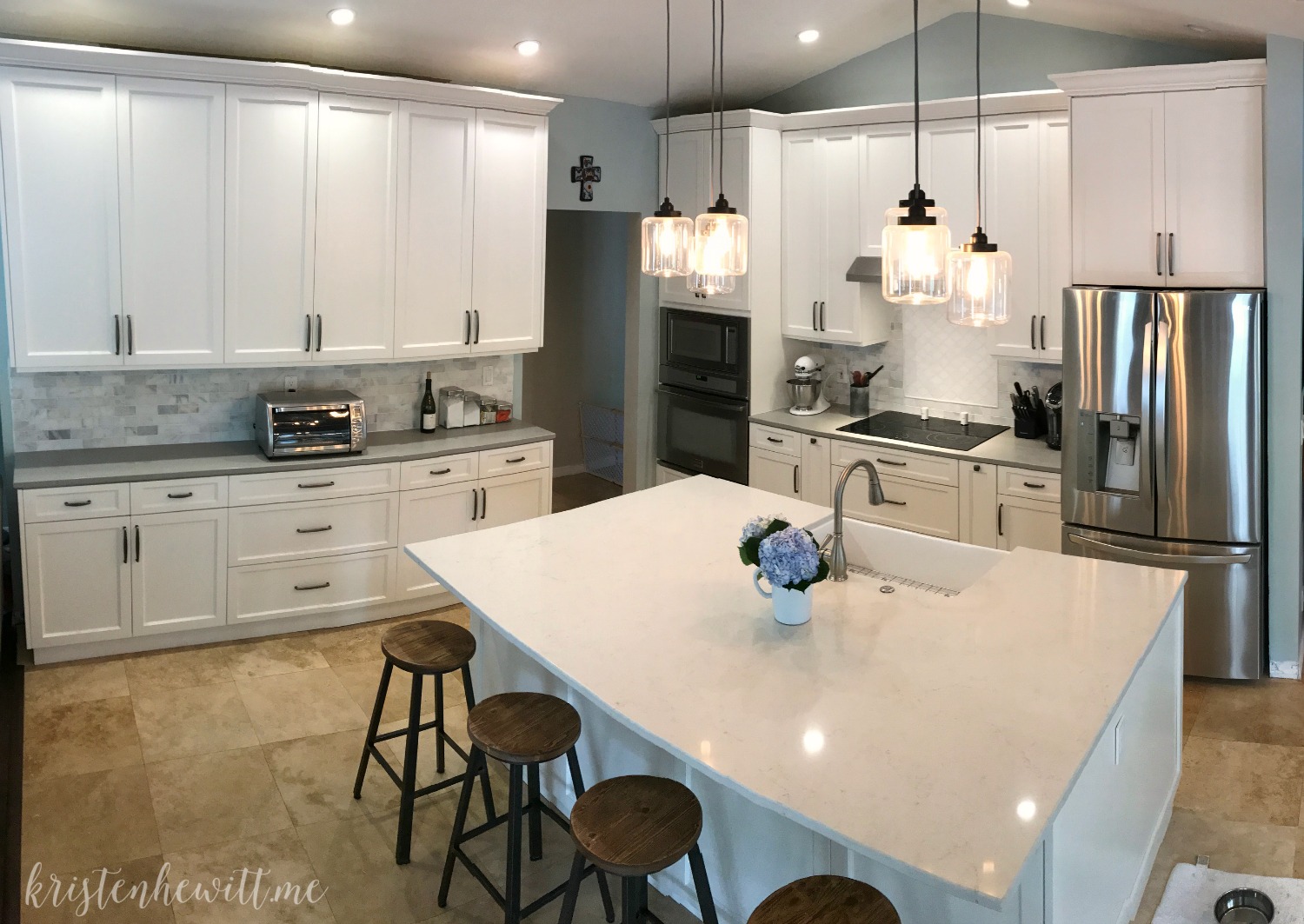 Are you looking to remodel your home and add a modern farmhouse kitchen? Check out what we did and get some design inspiration!