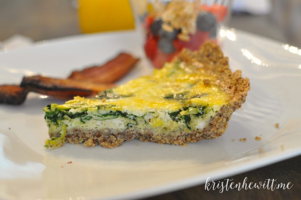 Delish Paleo Spinach Quiche Kristen Hewitt