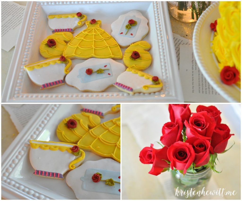 Are you throwing a Beauty and the Beast themed birthday party? Think outside the box and make it a fun tea party! What little Belle & Beast fans wouldn't love this? 