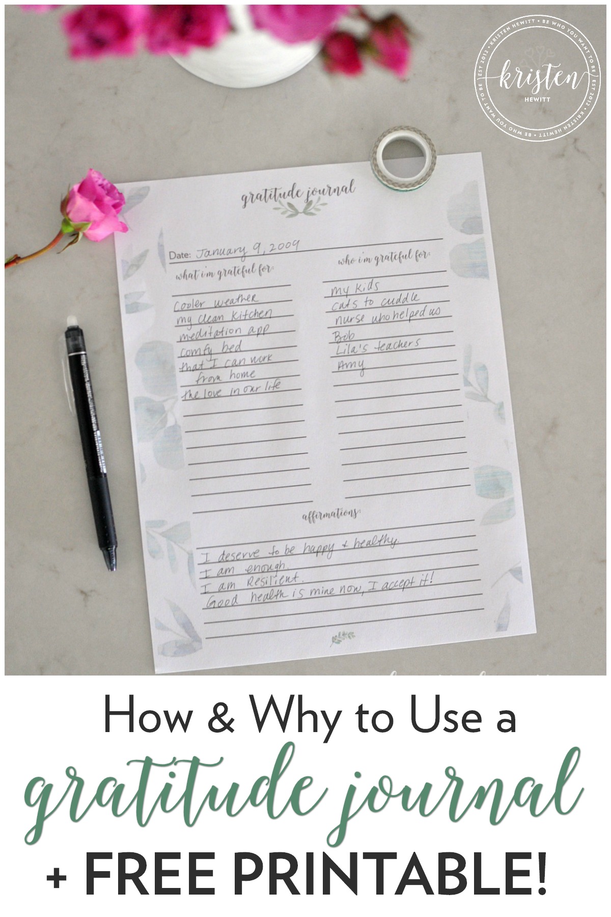 Gratitude journal: How to write a gratitude journal