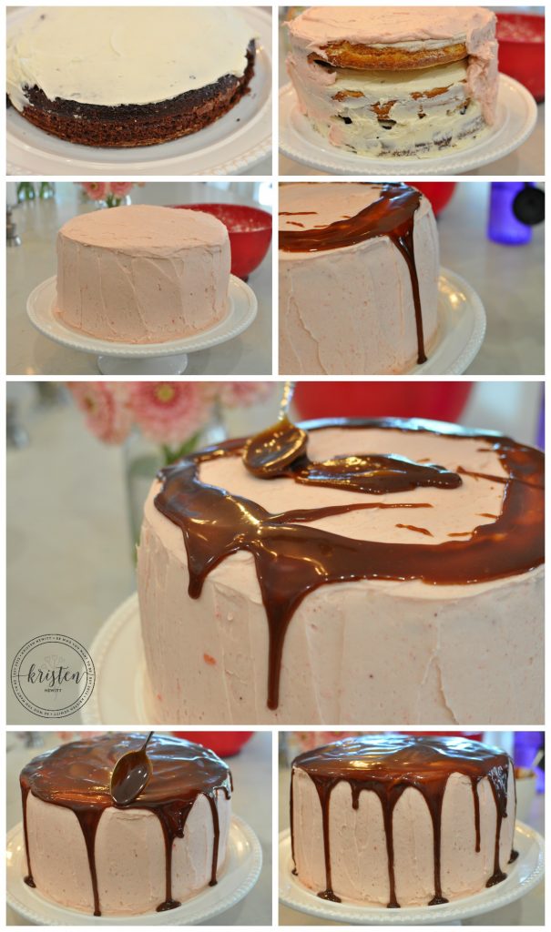 DIY Neapolitan Drip Birthday Cake Kristen Hewitt