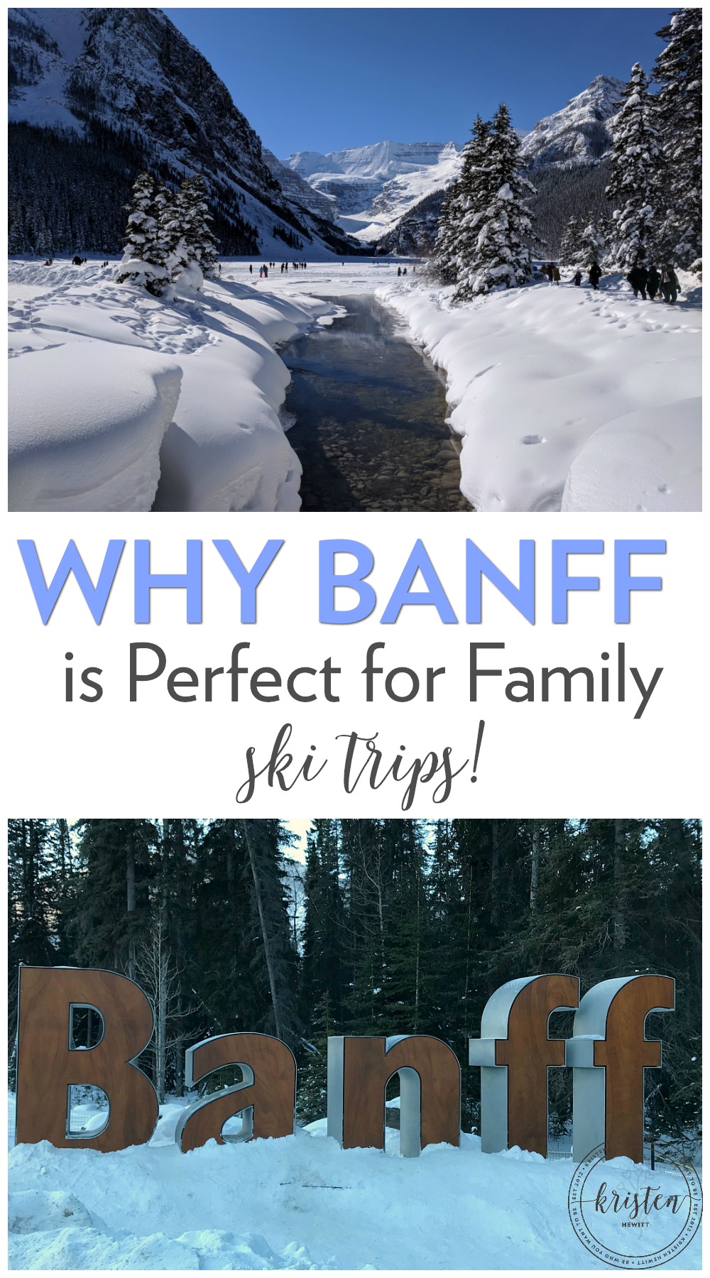 Looking for the perfect place to go on a family ski trip? Try Banff in the Canadian Rockies and the family-friendly resort Sunshine Village!