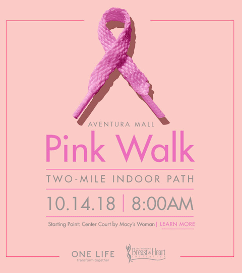 ctober is Breast Cancer Awareness month, and we can all help survivors and those still fighting breast cancer by joining in the Pink Walk!