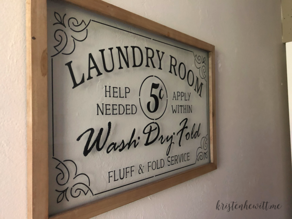 Looking for a simple and budget friendly way to reorganize your laundry room? Here's a DIY laundry room makeover you can do in a weekend!